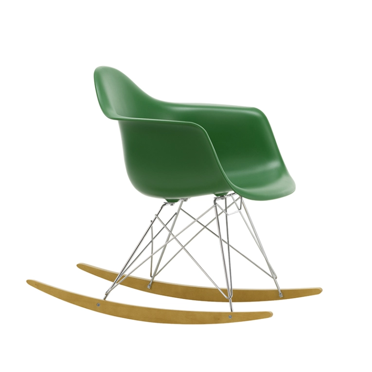 Fauteuil EAMES PLASTIC ARMCHAIR RAR Vert émeraude RE VITRA