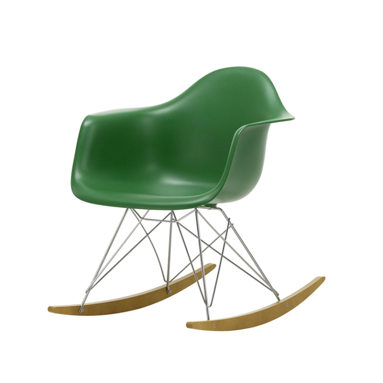 Fauteuil EAMES PLASTIC ARMCHAIR RAR Vert émeraude RE VITRA
