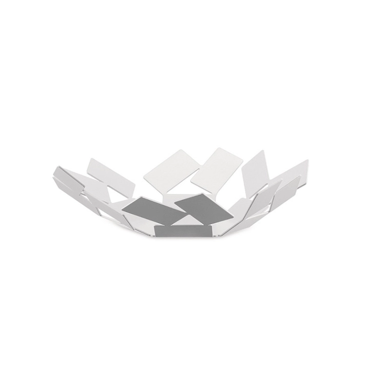 Centre de table & corbeille Coupe STANZA DELLO SCIROCCO L 24 Blanc ALESSI