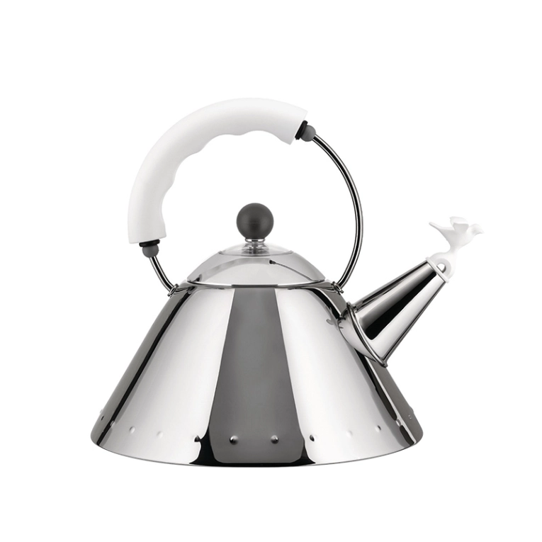 Café & Thé Bouilloire 9093 Blanc ALESSI