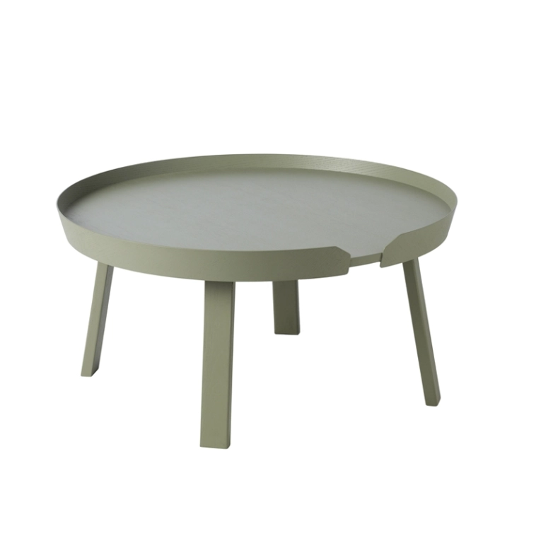 Table basse AROUND L Vert cendré MUUTO