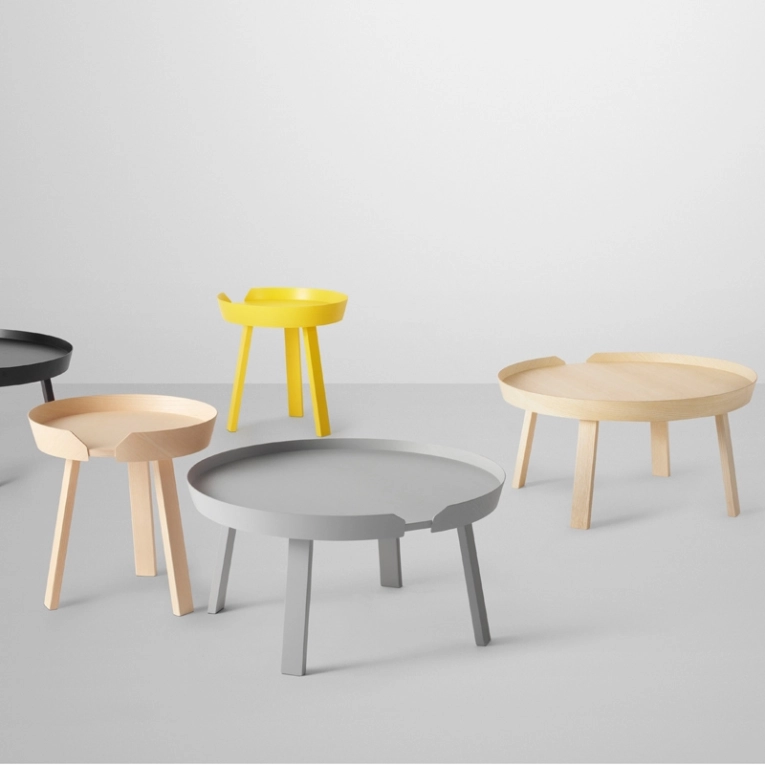 Table d'appoint guéridon AROUND S Frêne MUUTO