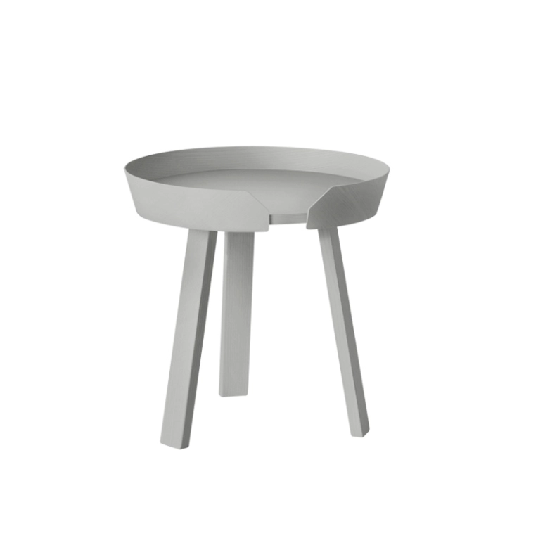 Table d'appoint guéridon AROUND S Gris MUUTO