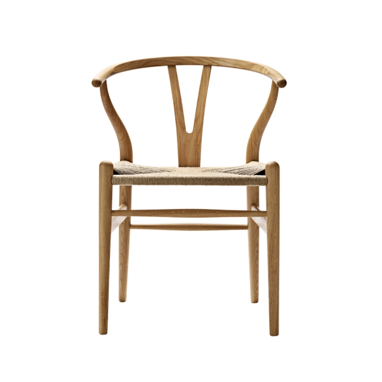 Chaise WISHBONE ARMCHAIR CH24 Chêne huilé/ corde naturelle CARL HANSEN
