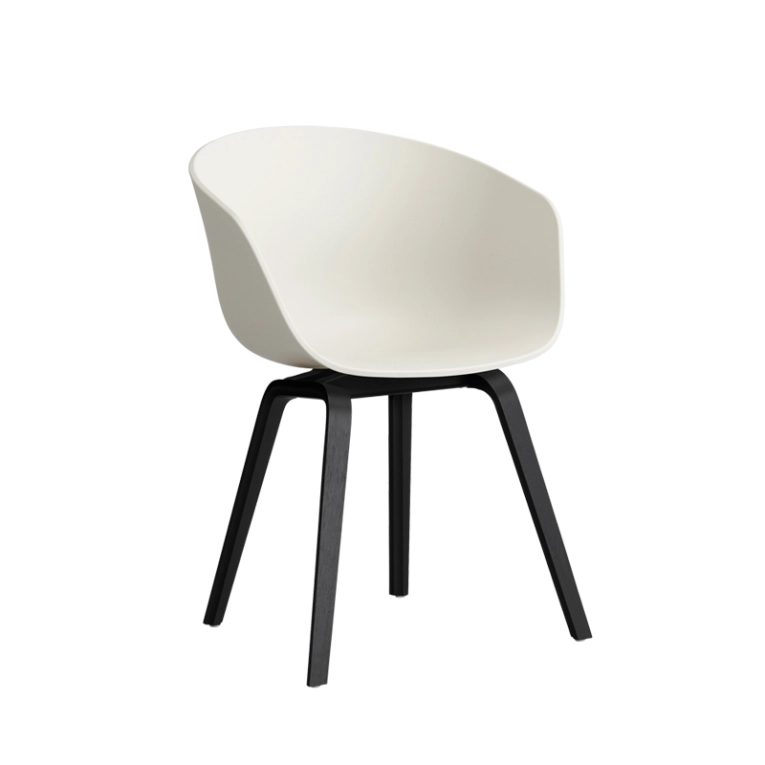 Chaise ABOUT A CHAIR AAC 22 Melange cream HAY