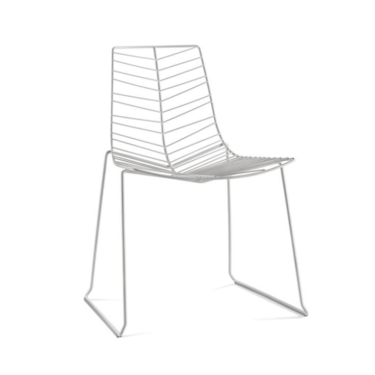 Chaise extérieur LEAF Blanc ARPER