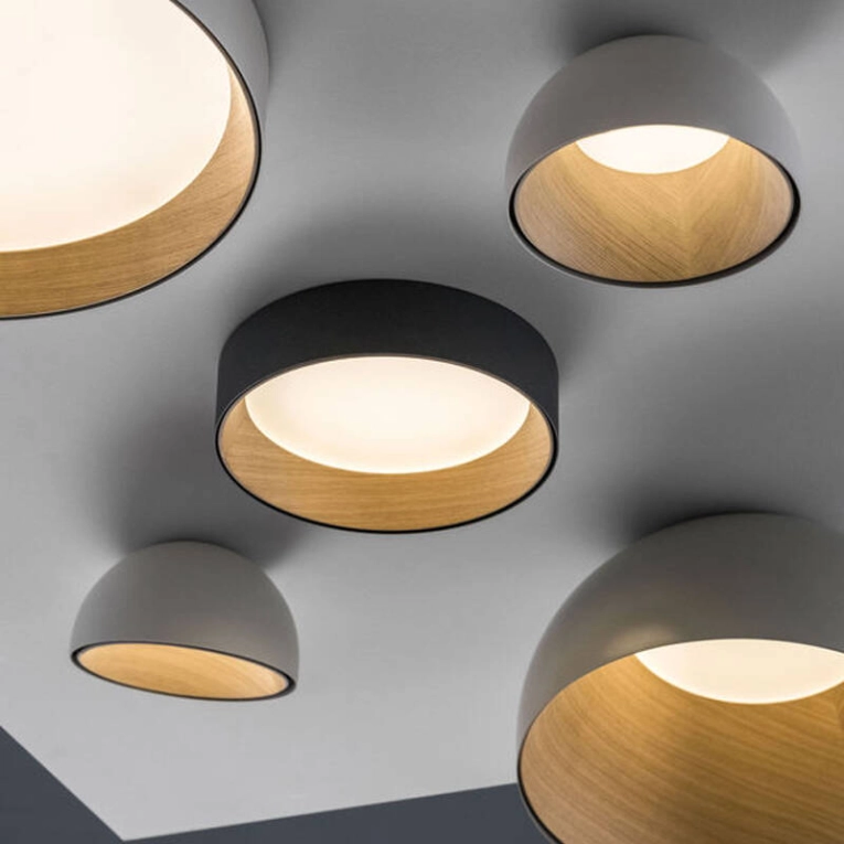 Plafonnier DUO 4876 Ø 35 Blanc VIBIA