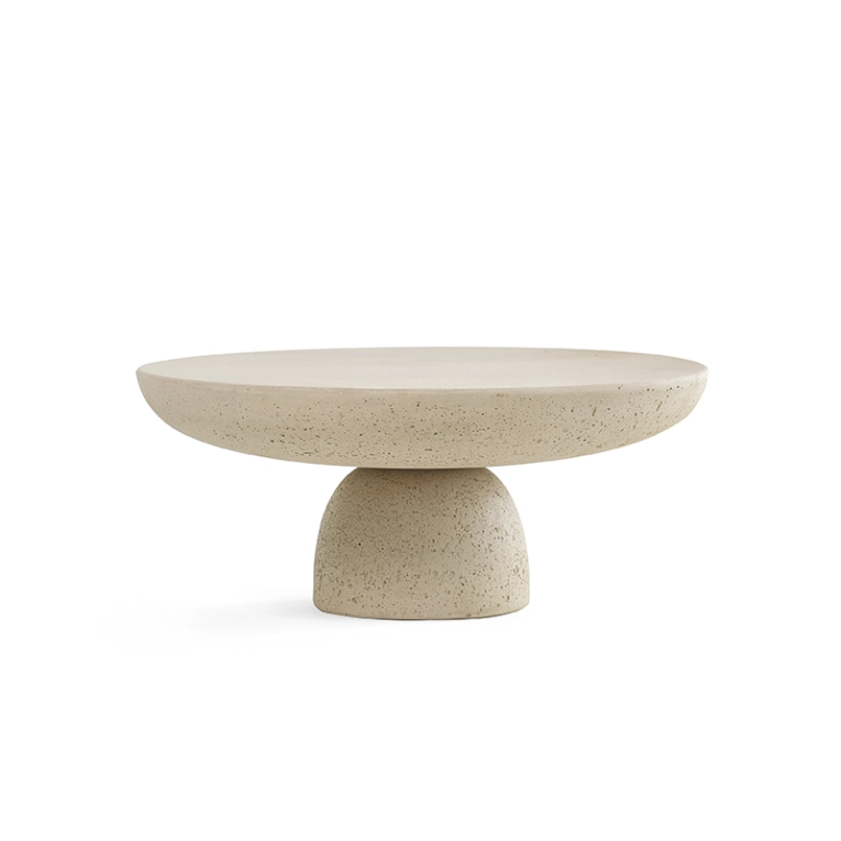 Table basse OLO Ø 70 Ivoire MOGG