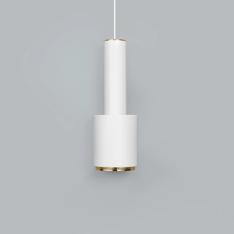 Suspension A110 HAND GRENADE Blanc/ laiton ARTEK
