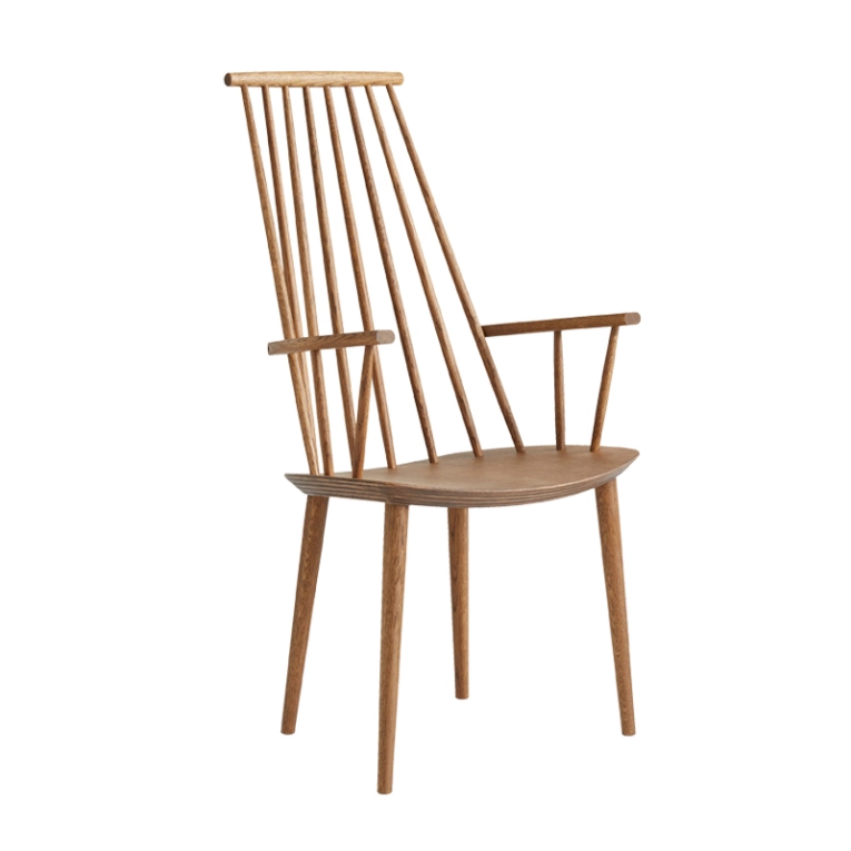 Chaise J110 Chêne huilé foncé HAY