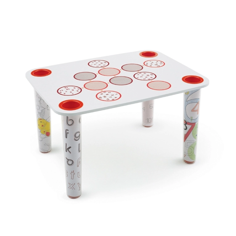 Table enfant Table LITTLE FLARE décor cercles MAGIS