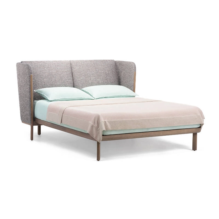 Lit DUBOIS LOW 160x200 Tissu Sonar 153 DE LA ESPADA