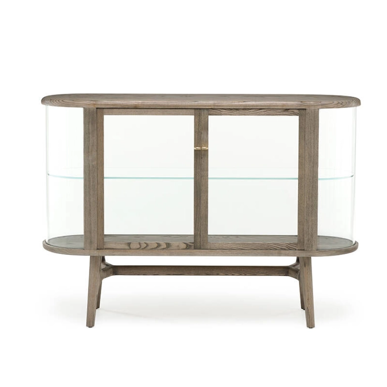 Meuble de rangement SOLO VITRINE Frêne huilé noir DE LA ESPADA