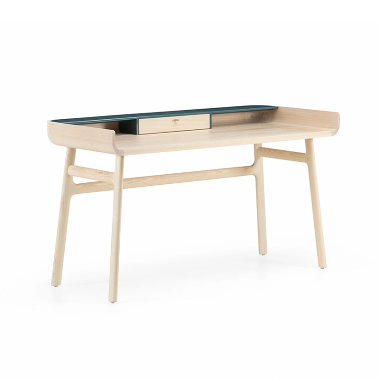 Bureau HAROLD Frêne huilé blanc/ baie DE LA ESPADA