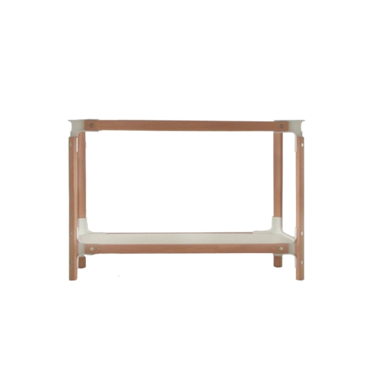Etagère STEELWOOD SHELVING SYSTEM 2 plateaux 1 module Blanc, bois MAGIS