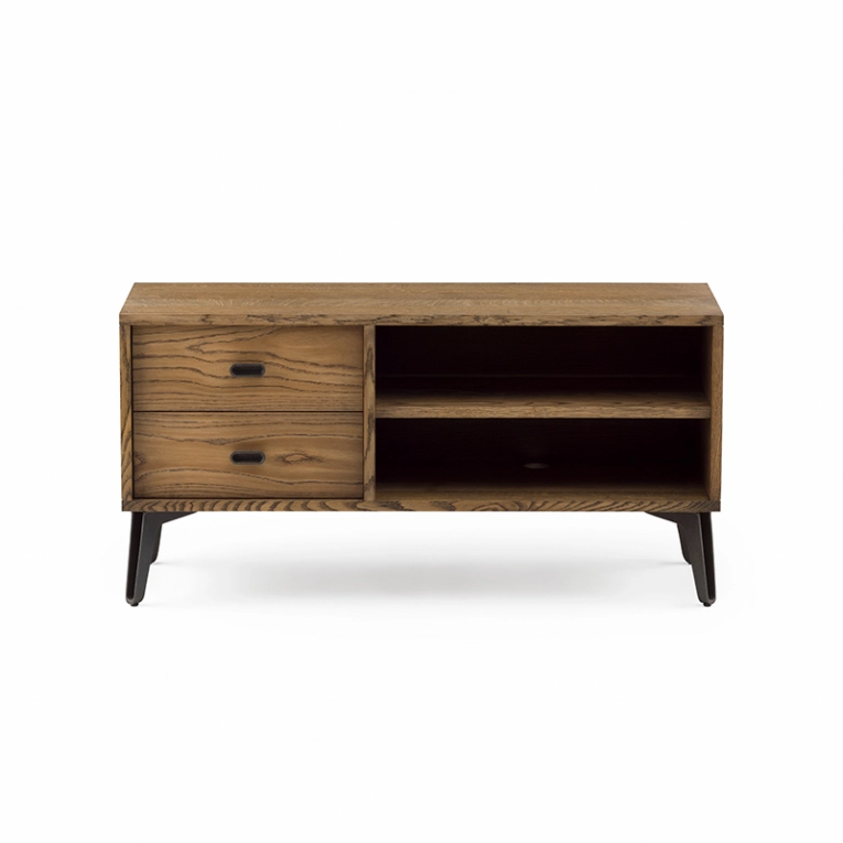 Table de chevet MCQUEEN Chêne huilé noir DE LA ESPADA