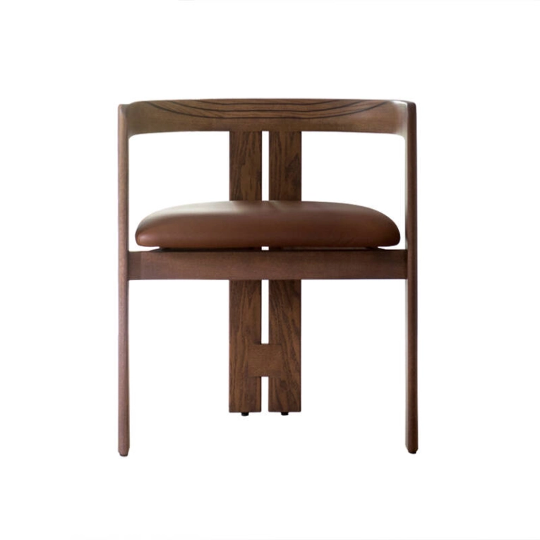 Chaise PIGRECO Cuir Aniline 02 TACCHINI