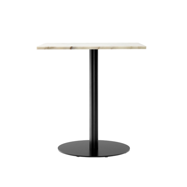 Table HARBOUR COLUMN 60x70 marbre Marbre blanc cassé AUDO COPENHAGEN