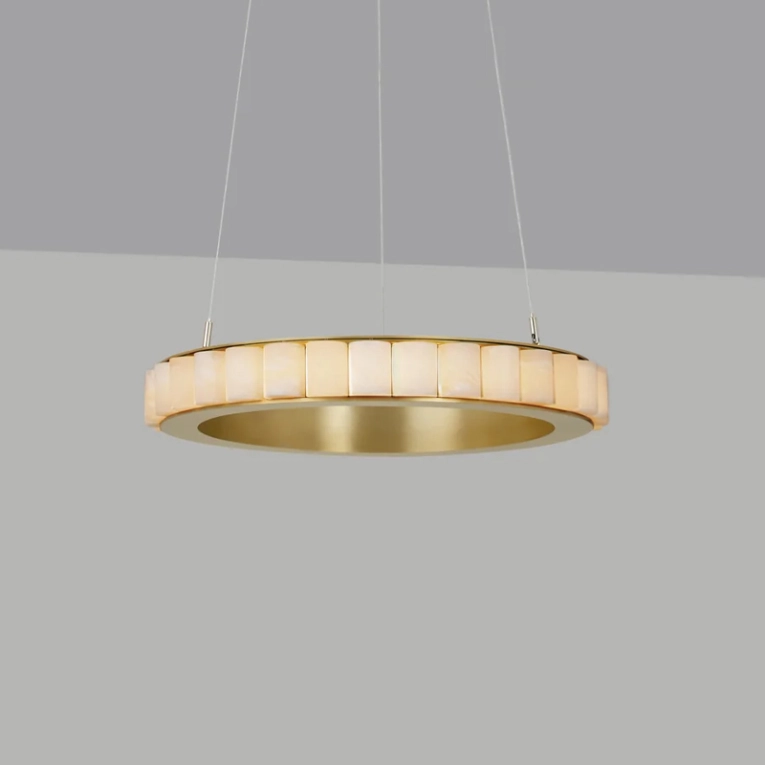 Suspension AVALON Medium Laiton satiné CTO LIGHTING