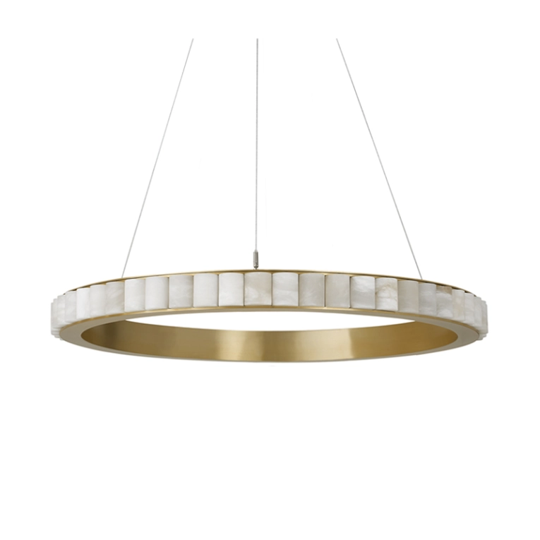 Suspension AVALON Large Laiton satiné CTO LIGHTING