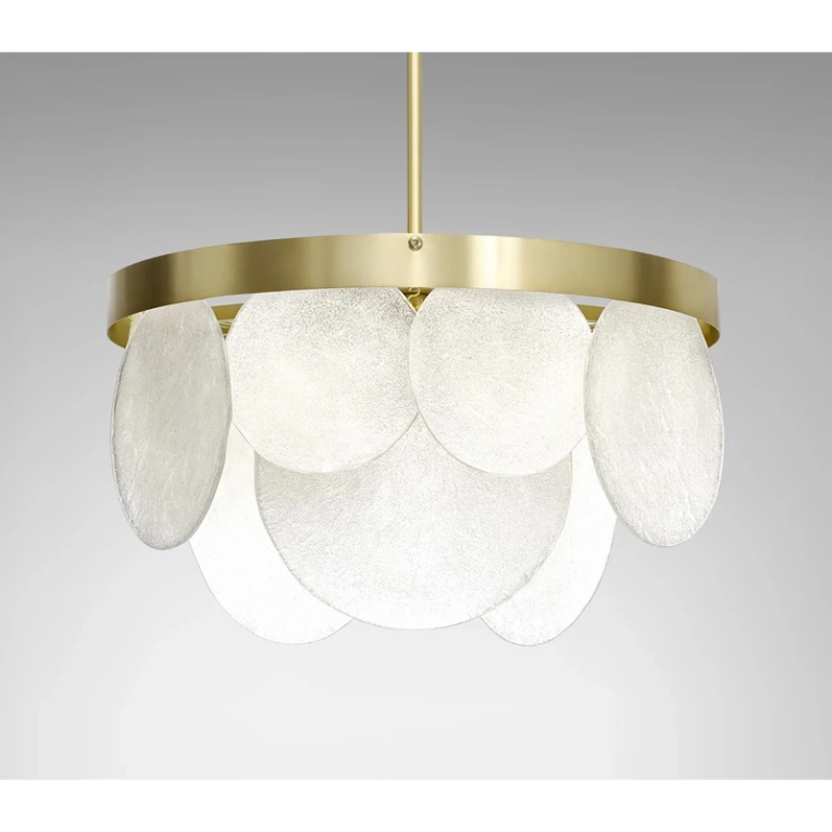 Suspension SASHA Laiton satiné CTO LIGHTING