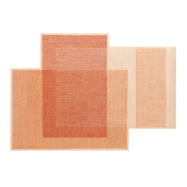 Tapis Tapis CANEVAS GEO Corail GAN