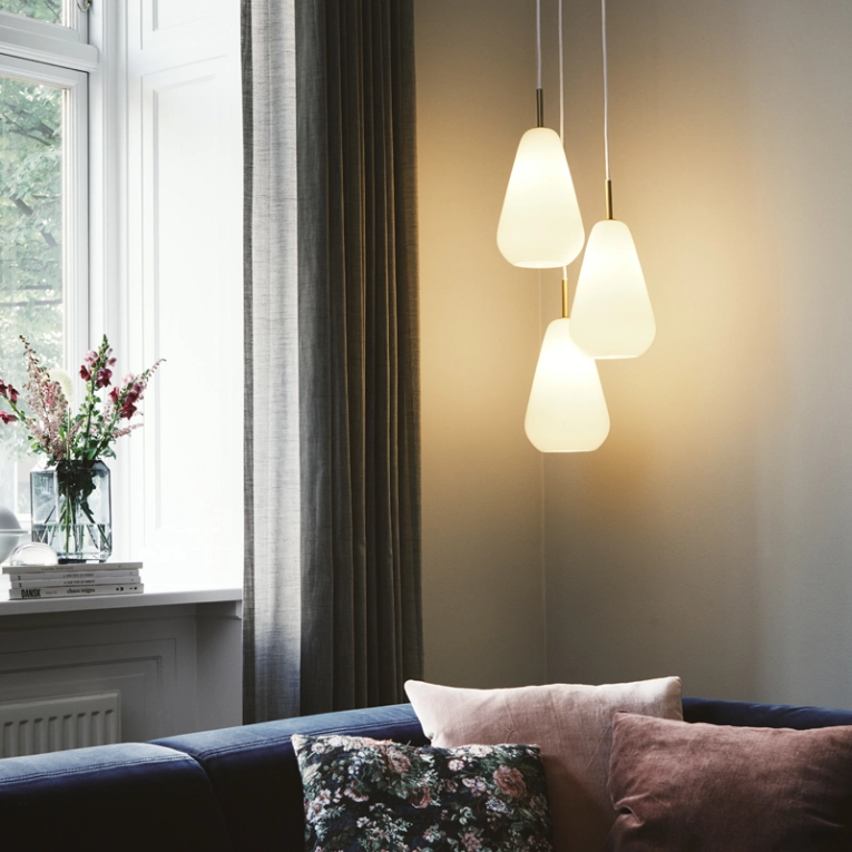 Suspension ANOLI 3 OPAL Opalin NUURA