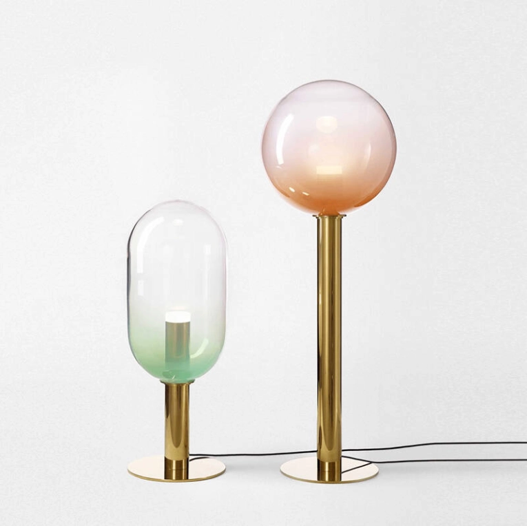 Lampadaire PHENOMENA 05 Menthe/ doré BOMMA