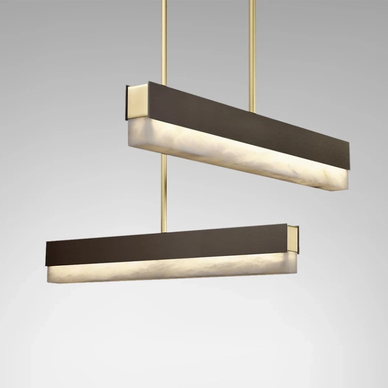 Suspension ARTES 600 Laiton satiné CTO LIGHTING