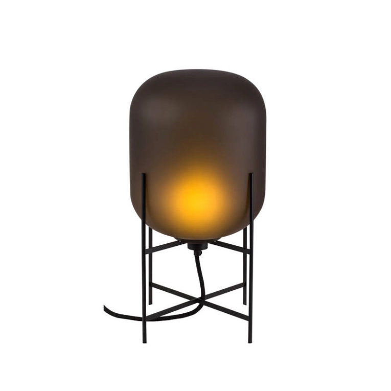 Lampe à poser ODA SMALL Gris acétate/ noir PULPO