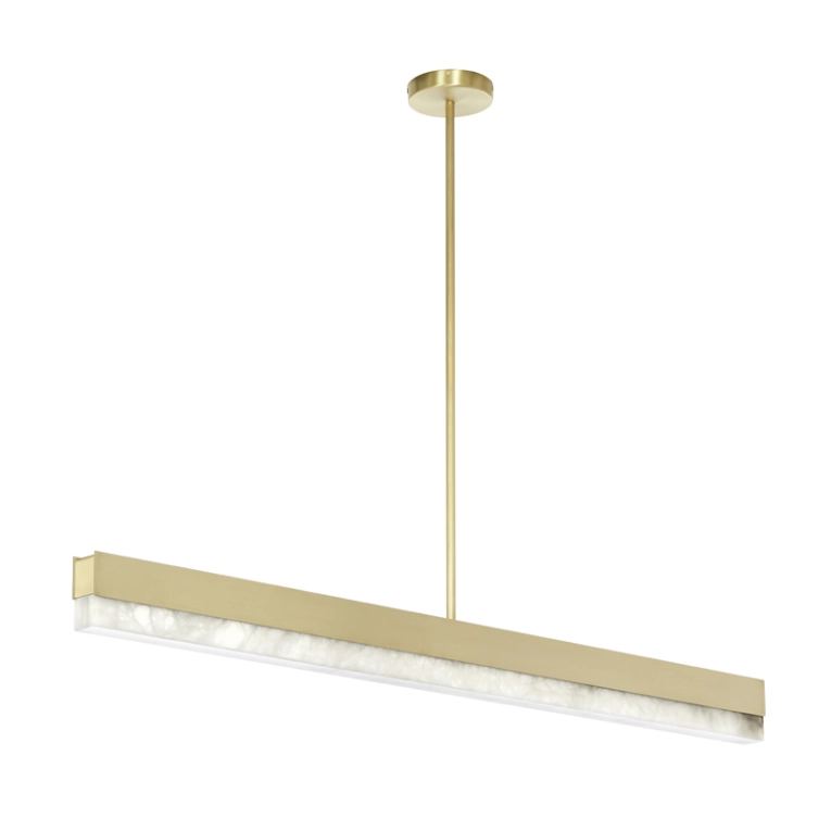 Suspension ARTES 1200 Laiton satiné CTO LIGHTING