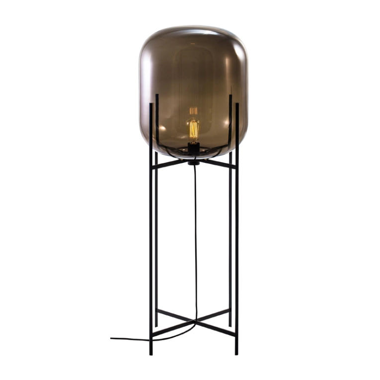Lampadaire ODA BIG Gris/ noir PULPO