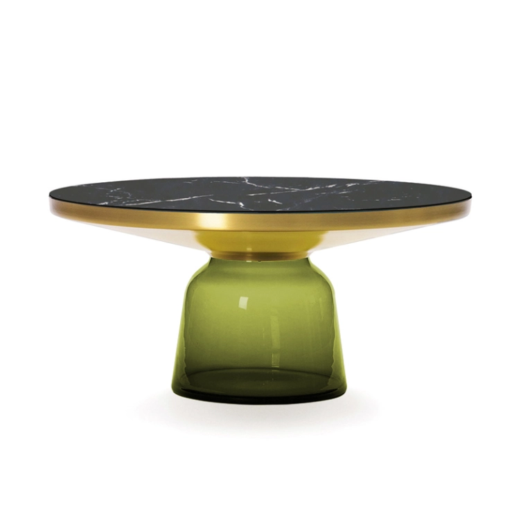 Table basse BELL COFFEE Marbre Vert olive CLASSICON