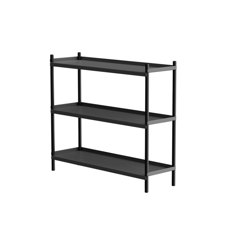 Etagère BOLT 100x88 Anthracite/ chêne noir NINE