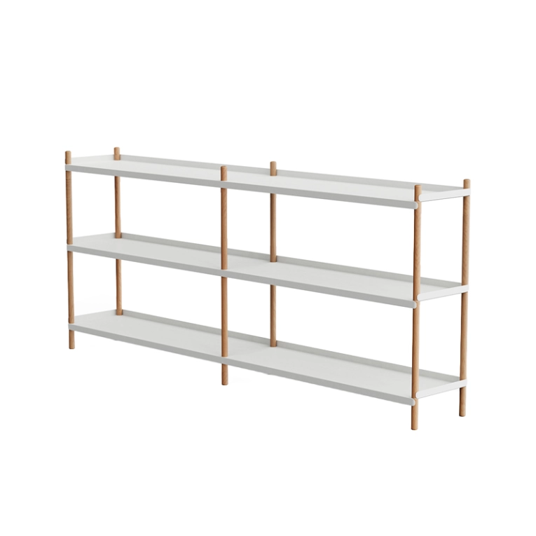 Etagère BOLT 200x88 Gris/ chêne NINE
