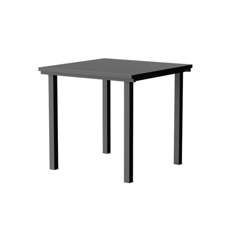 Table extérieur Table 19 OUTDOORS 80x80 Noir NINE