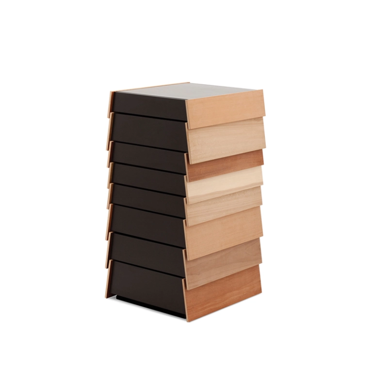 Meuble de rangement STACK 8 tiroirs Bois ESTABLISHED & SONS