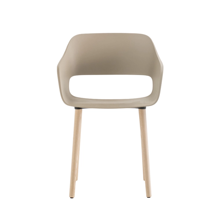 Chaise BABILA ARMCHAIR 2755 Sable/ frêne blanchi PEDRALI