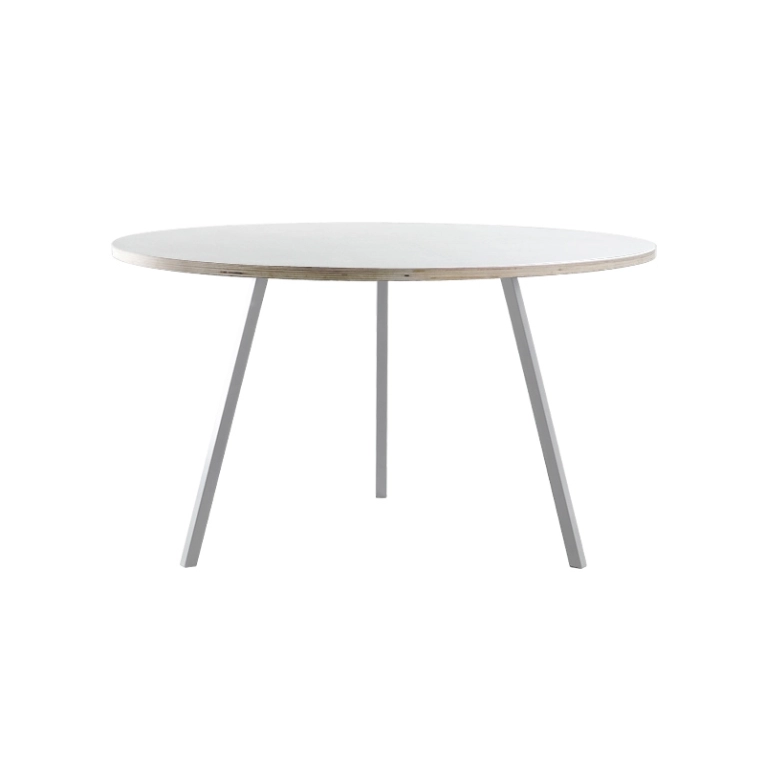 Table LOOP STAND ROUND Ø 120 Blanc HAY