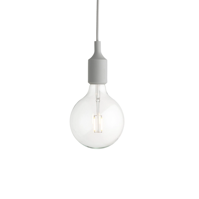 Suspension E27 SOCKET Gris clair MUUTO