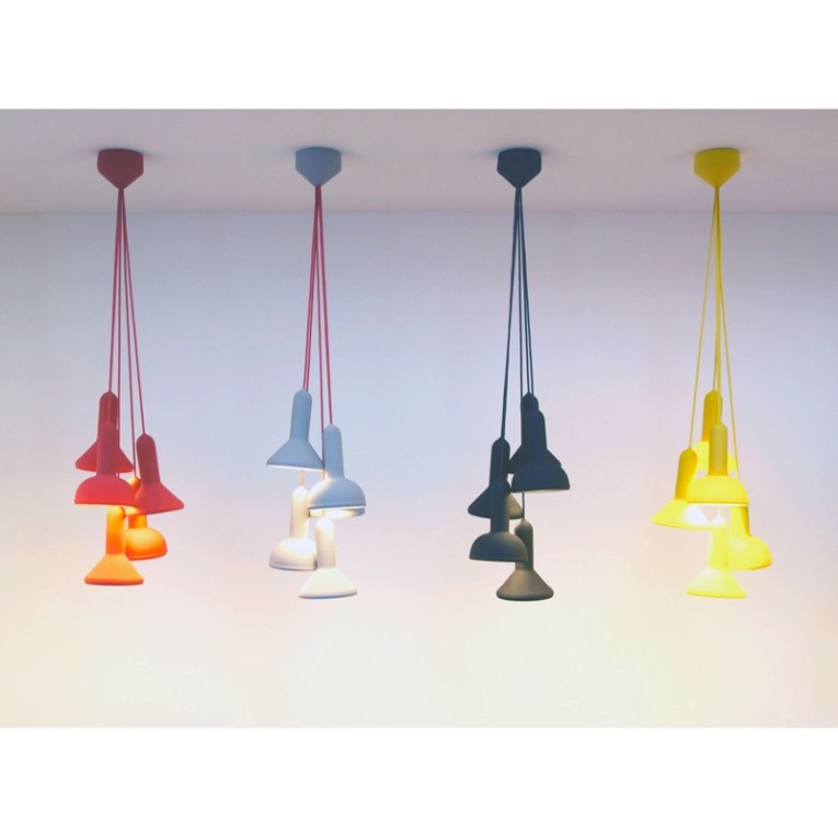 Suspension TORCH BUNCH S5 Rouge / câble rouge ESTABLISHED & SONS