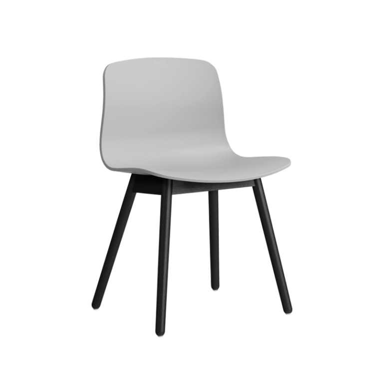 Chaise ABOUT A CHAIR AAC 12 Concrete grey HAY