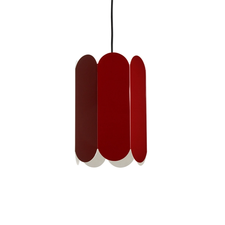 Lampe à poser Abat-jour ARCS Rouge auburn HAY