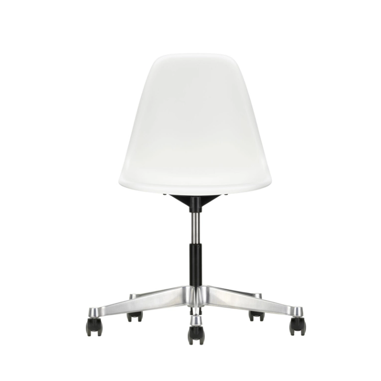 Fauteuil de bureau EAMES PLASTIC SIDE CHAIR PSCC Blanc VITRA