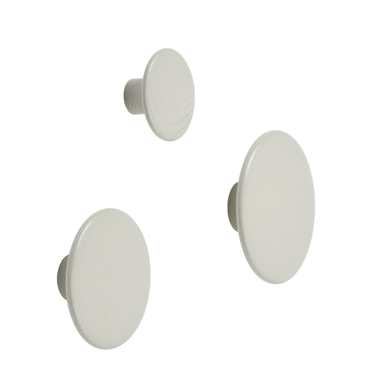 Patère Design Patère DOTS  Ø 9 Blanc cassé MUUTO