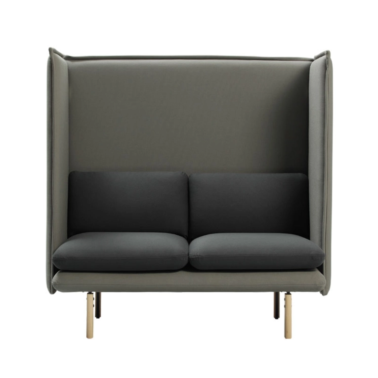 Canapé REW 128 XXL Gris clair 160/ gris foncé 180/ pieds naturels SANCAL