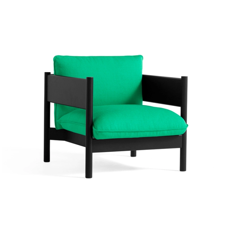 Fauteuil ARBOUR CLUB Vidar 932/ Hêtre laqué noir HAY
