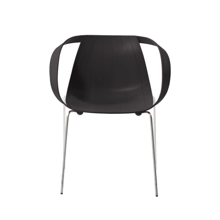 Chaise IMPOSSIBLE WOOD Noir MOROSO