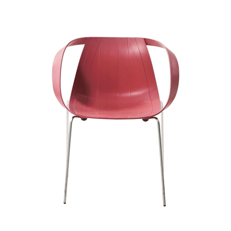 Chaise IMPOSSIBLE WOOD Rose MOROSO