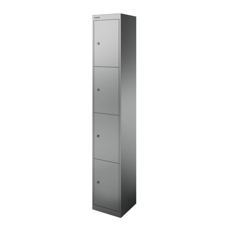 Meuble de rangement CLK 4 casiers Gris Silver BISLEY